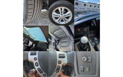 Nissan Qashqai + 2= 1.5DCI-110кс= 6ск= 7МЕСТА= ПАНОРАМА= КОЖА - автомобили, коли, обяви за нови и употребявани 15