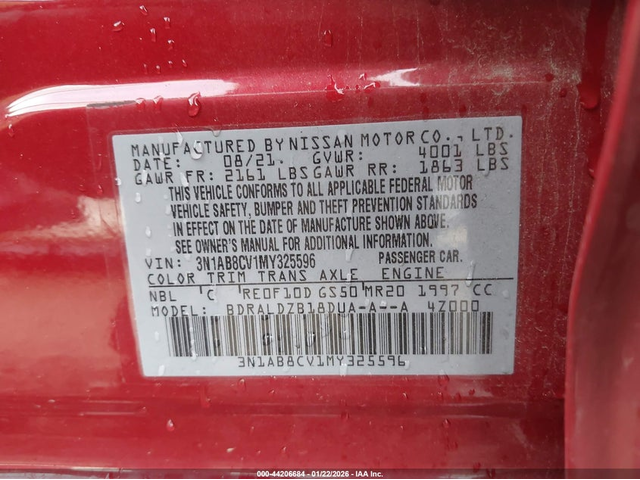 Nissan Sentra 2.0L I-4 DI, DOHC, VVT, 149HP Front Wheel Drive - автомобили, коли, обяви за нови и употребявани 8