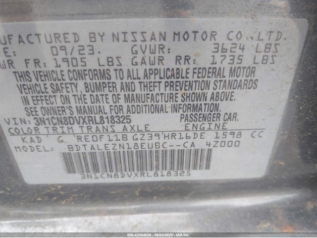 Nissan Versa 1.6L I-4 DOHC, VVT, 122HP Front Wheel Drive - автомобили, коли, обяви за нови и употребявани 8