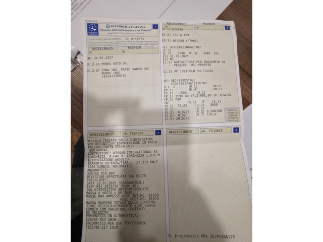 Nissan X-trail 1.6 DCI 131k.c UNIKAT ITALIA EURO 6B - автомобили, коли, обяви за нови и употребявани 12