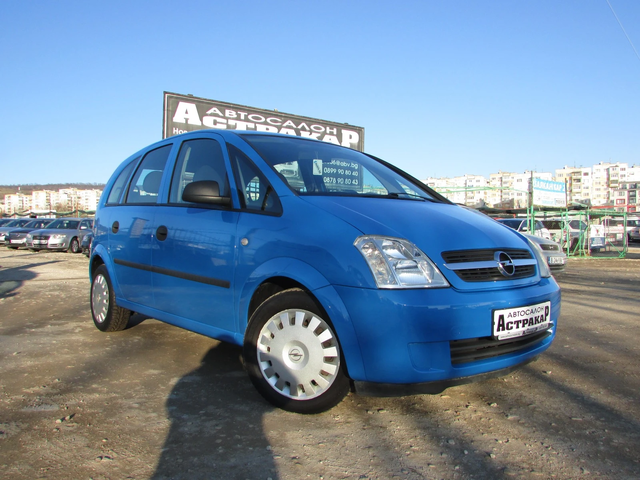 Opel Meriva 1.6i EURO4 - автомобили, коли, обяви за нови и употребявани 0