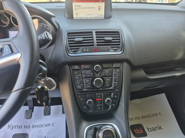 Opel Meriva 1.6CDTI 95k.s. - автомобили, коли, обяви за нови и употребявани 14