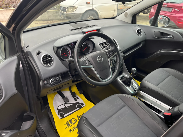 Opel Meriva 1.4t Газ - автомобили, коли, обяви за нови и употребявани 9