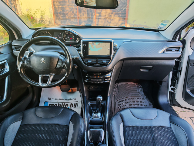 Peugeot 2008 1.6е-HDI ALLURE-навигация, кожа - автомобили, коли, обяви за нови и употребявани 10