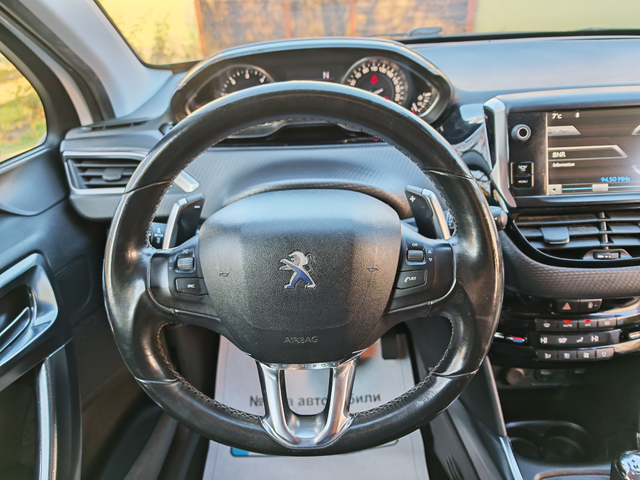Peugeot 2008 1.6е-HDI ALLURE-навигация, кожа - автомобили, коли, обяви за нови и употребявани 12
