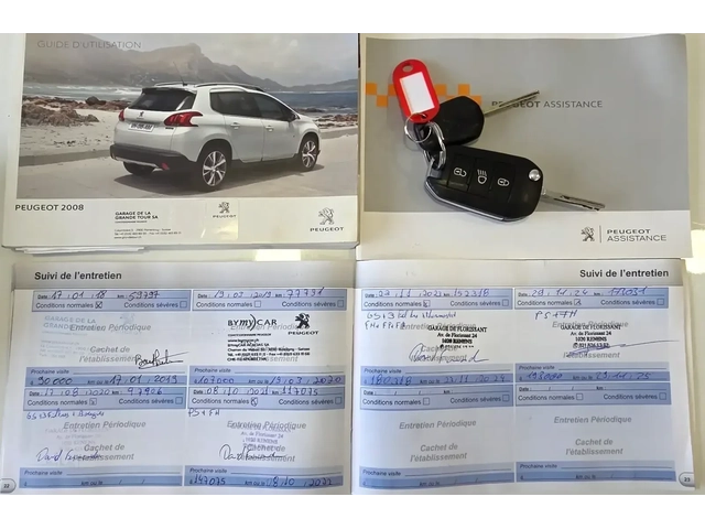 Peugeot 2008 ALLURE 1.6I-120к.с-EURO 5b-АВТОМАТИК-ШВЕЙЦАРИЯ - автомобили, коли, обяви за нови и употребявани 8