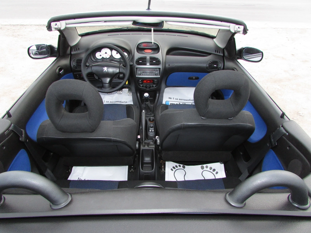 Peugeot 206 1.6i CC EURO4 - автомобили, коли, обяви за нови и употребявани 5