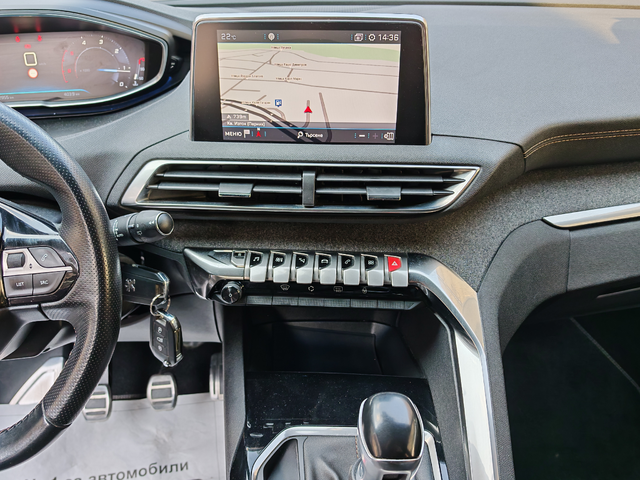 Peugeot 3008 2.0 HDI-GT LINE-кожа-навигация - автомобили, коли, обяви за нови и употребявани 11