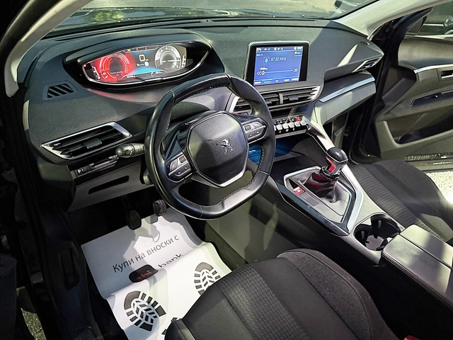 Peugeot 3008 PureTech Active-Distronik-Led-157749km-Сервизна Кн - автомобили, коли, обяви за нови и употребявани 9