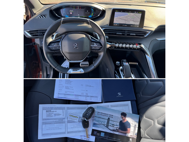 Peugeot 3008 GT+ 1.6T Hybrid4! Внос Швейцария! 4Х4 - автомобили, коли, обяви за нови и употребявани 16