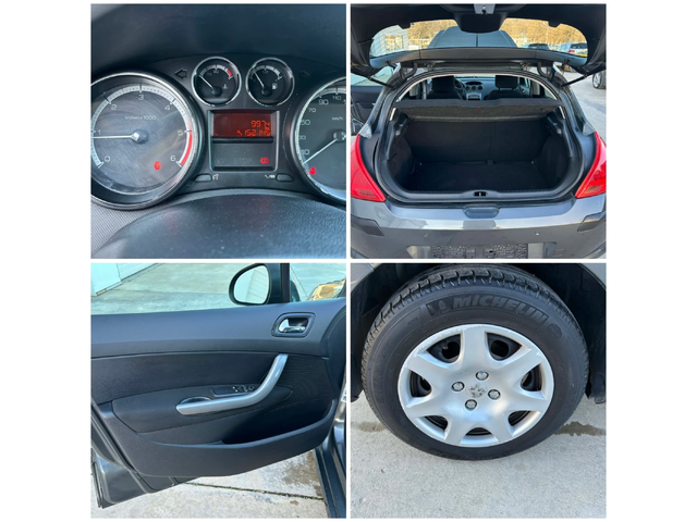 Peugeot 308 1.6hdi 92k.c* 150000km* NOVA* - автомобили, коли, обяви за нови и употребявани 8