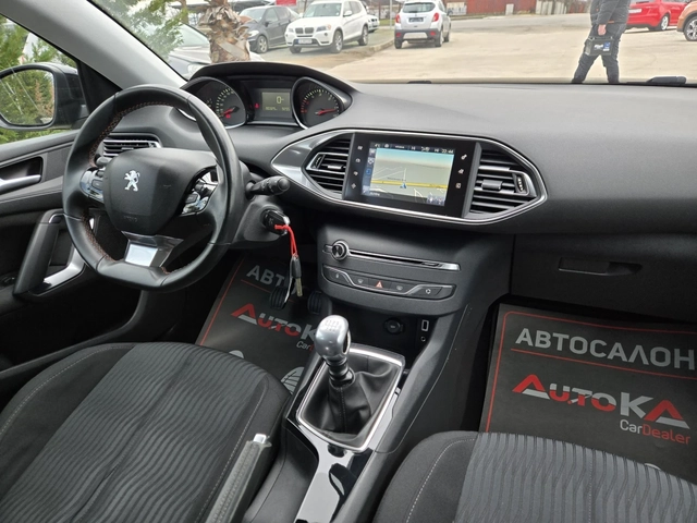Peugeot 308 1.6HDI-120кс= НАВИ= СЕРВ.ИСТОРИЯ= EURO 6B - автомобили, коли, обяви за нови и употребявани 12
