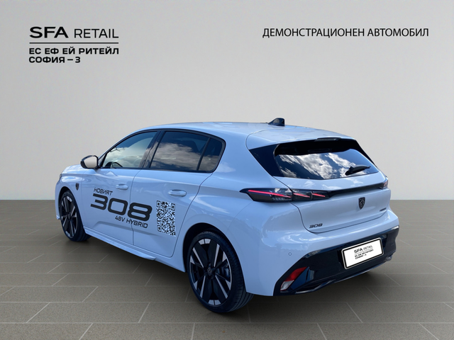 Peugeot 308 MCA GT  HYBRID 145 48V e-DCS6 EURO 6.4 - автомобили, коли, обяви за нови и употребявани 6