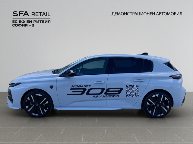 Peugeot 308 MCA GT  HYBRID 145 48V e-DCS6 EURO 6.4 - автомобили, коли, обяви за нови и употребявани 7