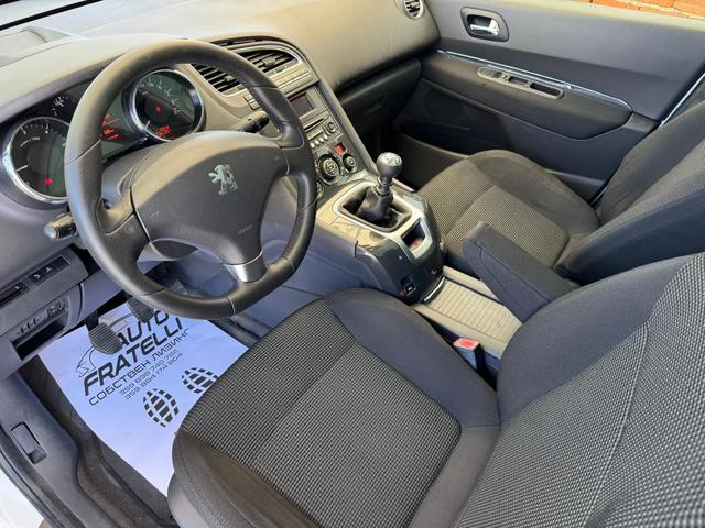 Peugeot 5008 1.6HDI СОБСТВЕН ЛИЗИНГ* БАРТЕР* БЯЛА ПЕРЛА - автомобили, коли, обяви за нови и употребявани 7