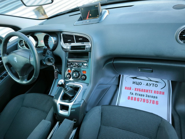 Peugeot 5008 1, 6HDi-115k.c.6ск.НАВИ* КЛИМАТРОНИК* ПАНОРАМА, ЕВ - автомобили, коли, обяви за нови и употребявани 10