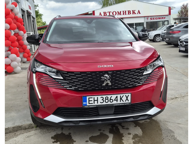 Peugeot 5008 ГАРАНЦИЯ 2.0HDI 177к.с. 7МЕСТА АВТОМАТИК - автомобили, коли, обяви за нови и употребявани 1
