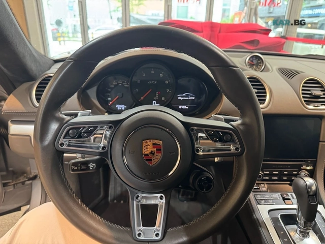 Porsche Cayman 2.5* GTS* PDK* ПОДГРЕВ* ОБДУХВАНЕ* - автомобили, коли, обяви за нови и употребявани 10