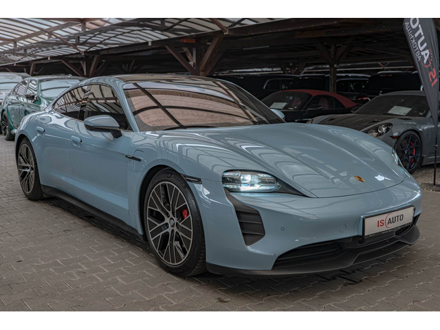 Porsche Taycan 4S Performance/PDLS+/PVTS/BOSE/Sport Chrono/Пасажерски Дисплей - автомобили, коли, обяви за нови и употребявани 1