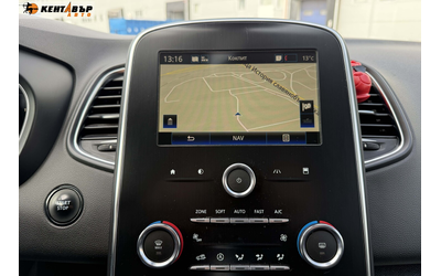 Renault Scenic Автомат/7места/ГАРАНЦИЯ ОТ КЕНТАВЪР - автомобили, коли, обяви за нови и употребявани 13