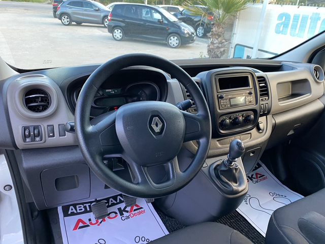 Renault Trafic 1.6DCI-116кс= ДЪЛГА БАЗА= КЛИМАТИК= 6СКОРОСТИ - автомобили, коли, обяви за нови и употребявани 7