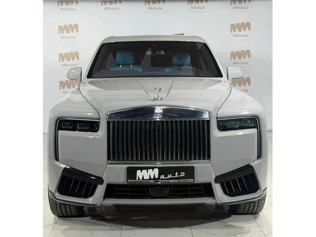 Rolls-Royce Cullinan Series II Facelift* Tempest Grey+ Turchese - автомобили, коли, обяви за нови и употребявани 3