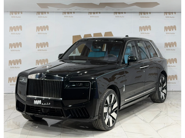 Rolls-Royce Cullinan Series II Facelift* Black+ Turchese - автомобили, коли, обяви за нови и употребявани 0