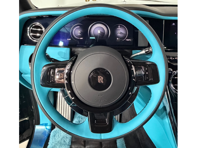 Rolls-Royce Cullinan Series II Facelift* Black+ Turchese - автомобили, коли, обяви за нови и употребявани 12