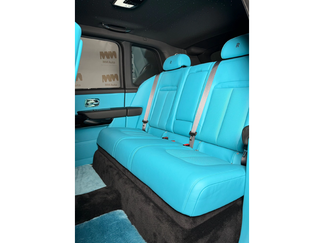 Rolls-Royce Cullinan Series II Facelift* Black+ Turchese - автомобили, коли, обяви за нови и употребявани 15