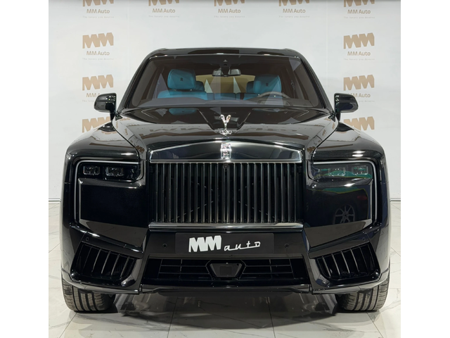 Rolls-Royce Cullinan Series II Facelift* Black+ Turchese - автомобили, коли, обяви за нови и употребявани 3