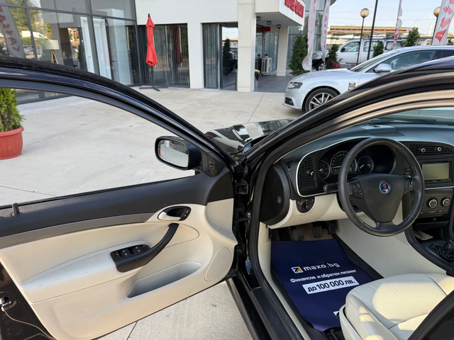 Saab 9-3 Кожа/Климатроник/МултиВолан/Навигация - автомобили, коли, обяви за нови и употребявани 12