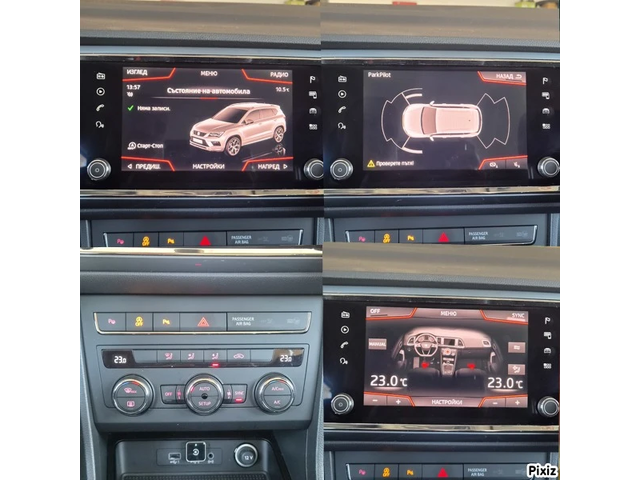 Seat Ateca 2.0 TDI  LED DIGITAL 150 к.с. 126 000km. - автомобили, коли, обяви за нови и употребявани 13