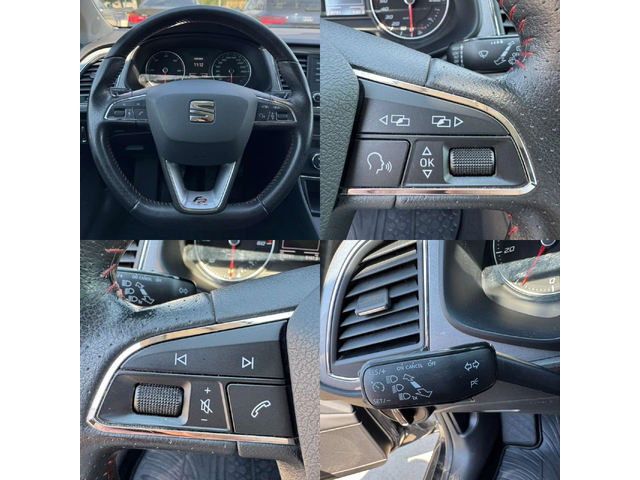 Seat Leon 2.0* 150ps* 6ск* FR* LED* ПАРКТ* АВТОПИЛОТ - автомобили, коли, обяви за нови и употребявани 12