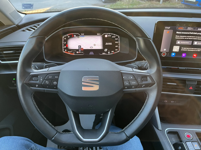 Seat Leon 2.0 TDI 150 к.с DSG - автомобили, коли, обяви за нови и употребявани 14