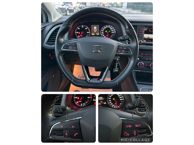 Seat Leon FR 184кс.TDI DSG!! LED!! NAVI!! - автомобили, коли, обяви за нови и употребявани 10