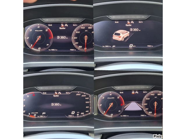 Seat Tarraco 75821км. LED ДИГИТАЛ КАМЕРА - автомобили, коли, обяви за нови и употребявани 14