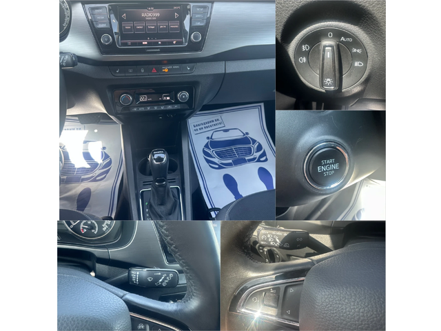 Skoda Fabia DSG* ECO* KEYLESS* LED* ПОДГРЕВ* КАТО НОВА - автомобили, коли, обяви за нови и употребявани 14