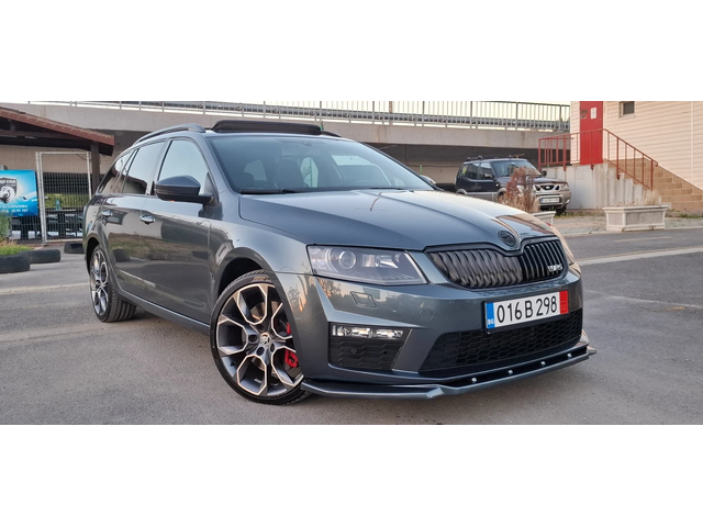 Skoda Octavia 2.0 VrS 184 DsG 19джанти Панорама - автомобили, коли, обяви за нови и употребявани 0