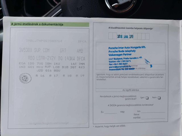 Skoda Superb 2, 0TDI 190ps 4x4 - автомобили, коли, обяви за нови и употребявани 16