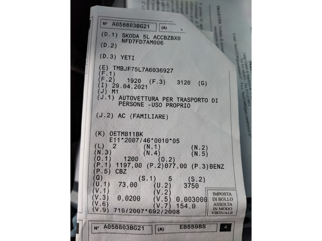 Skoda Yeti 1, 2i 105ps DSG NAVI - автомобили, коли, обяви за нови и употребявани 15