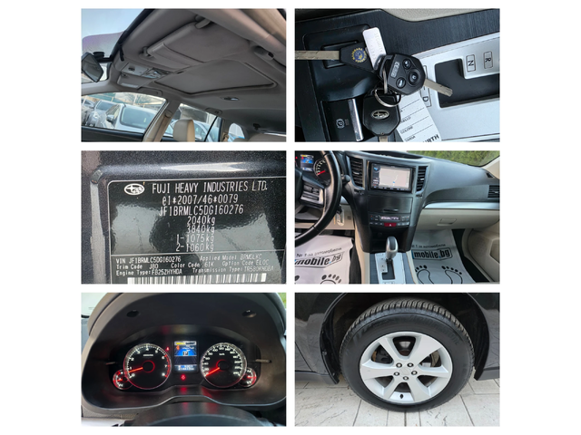 Subaru Outback 2.5 AVTO  GPL AWD - автомобили, коли, обяви за нови и употребявани 15