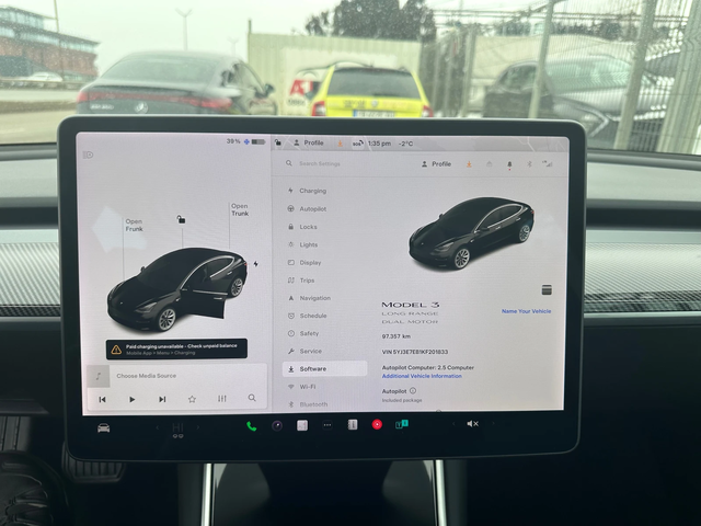 Tesla Model 3 Long Range/4x4 - автомобили, коли, обяви за нови и употребявани 9