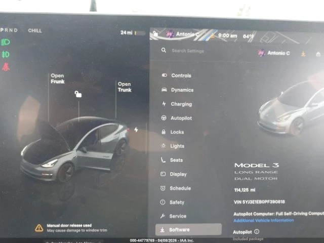 Tesla Model 3 LONG RANGE DUAL MOTOR ALL-WHEEL DRIVE - автомобили, коли, обяви за нови и употребявани 8