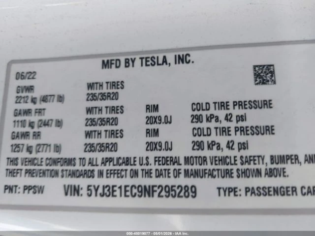 Tesla Model 3 PERFORMANCE* DUAL MOTOR* AWD - автомобили, коли, обяви за нови и употребявани 8