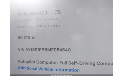 Tesla Model 3 ELECTRIC All Wheel Drive - автомобили, коли, обяви за нови и употребявани 15