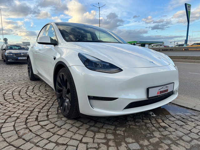 Tesla Model Y PERFORMANCE  DUAL MOTOR  4X4 - автомобили, коли, обяви за нови и употребявани 0