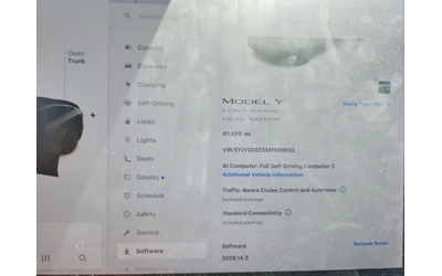 Tesla Model Y LONG RANGE* DUAL MOTOR* КОЖА* ПОДГРЕВ* ПАНО* КАМЕР - автомобили, коли, обяви за нови и употребявани 8