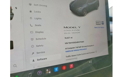 Tesla Model Y LONG RANGE* DUAL MOTOR* КОЖА* ПОДГРЕВ* ПАНО* - автомобили, коли, обяви за нови и употребявани 8