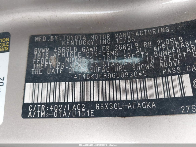 Toyota Avalon 3.5L V-6 DOHC, VVT, 268HP Front Wheel Drive - автомобили, коли, обяви за нови и употребявани 8