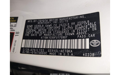 Toyota Avalon 3.5L V-6 DOHC, VVT, 268HP Front Wheel Drive - автомобили, коли, обяви за нови и употребявани 8